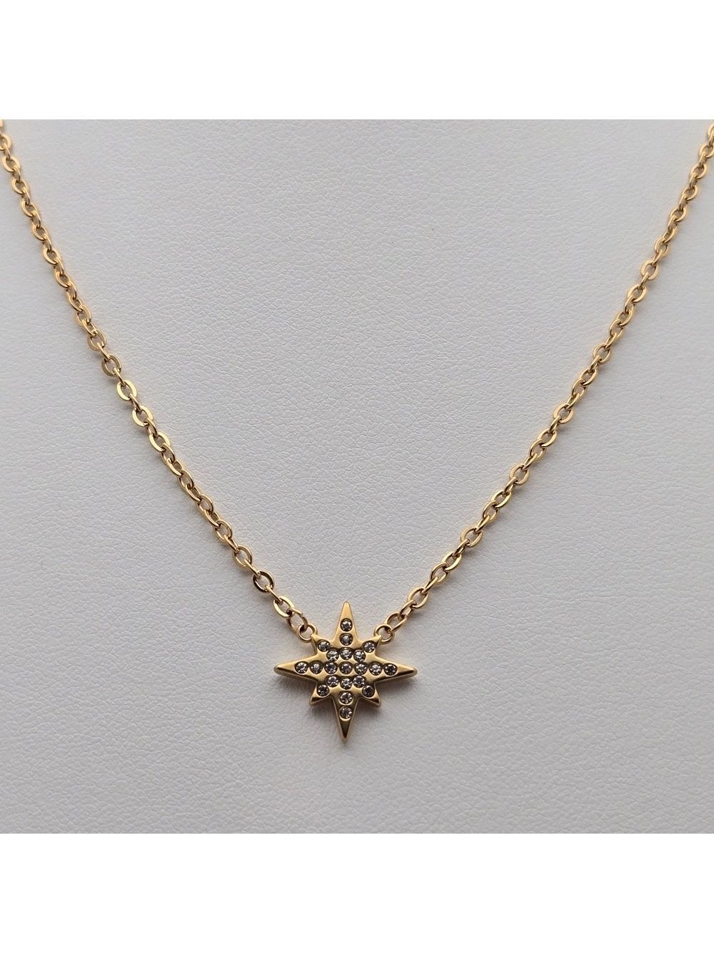 ✨2/$10✨ Celestial Starburst Necklace 16'' Adjustable Gold Tone Sparkly